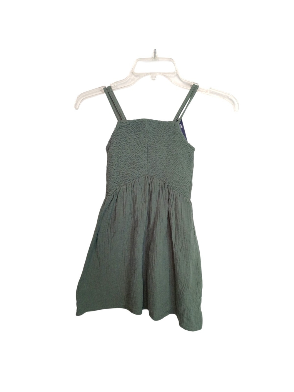 Osh Kosh -Girls Sage Green Sleeveless Summer Dress - Size 5/5A